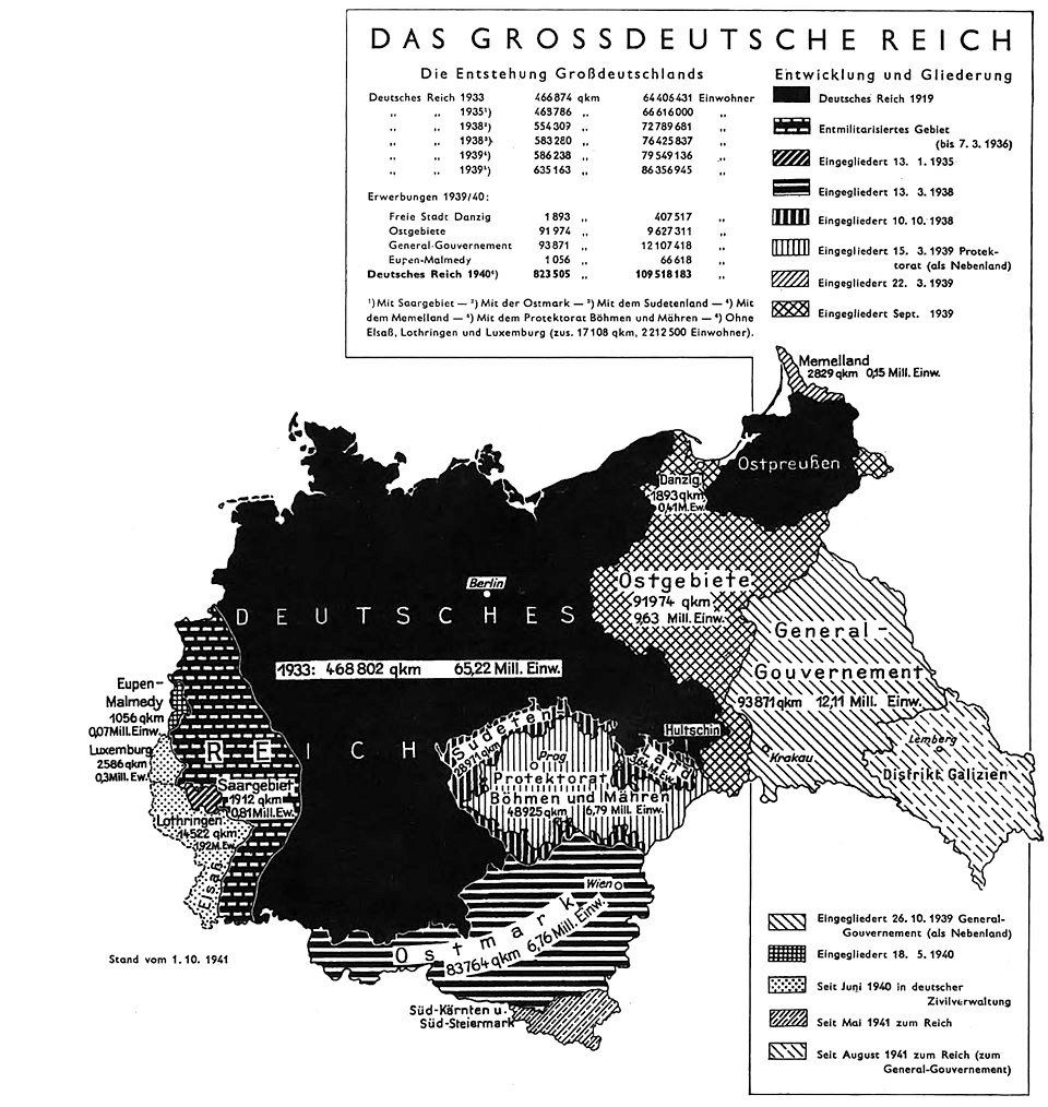 Territorial expansion of Germany from 1933 to 1941